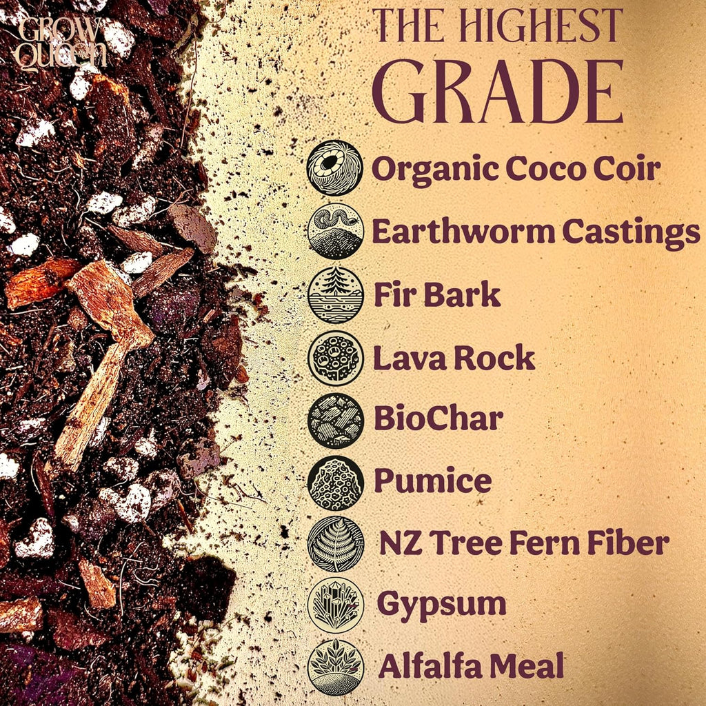 Craft Aroid Potting Mix- Elite Organic Alocasia, Philodendron, Monstera Soil Mix, Chunky, Well Draining Potting Soil for Indoor Plants, All Tropical Plants & Houseplants, Sustainable & Peat Free 1QT
