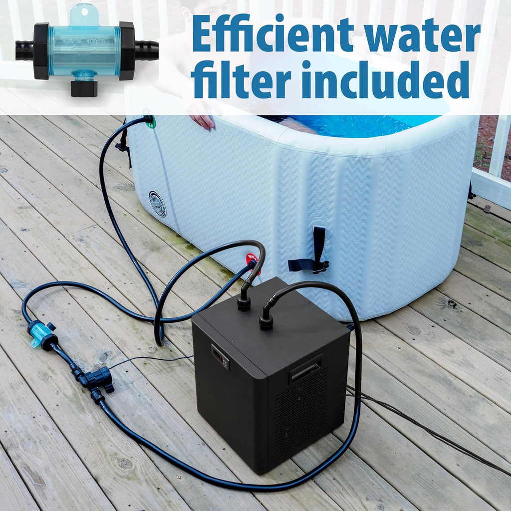 Chiller for Ice Bath and Cold Plunges Including All Hoses and Pumps. 1/3 HP, 2/3 HP, 1 HP Models