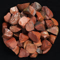 Crocon 1LB Red Jasper Bulk Raw Rough Rock Natural Gemstones Tumbling Cabbing for Chakra Stone Balancing Reiki Healing Good Luck Spiritual Home Office Decor