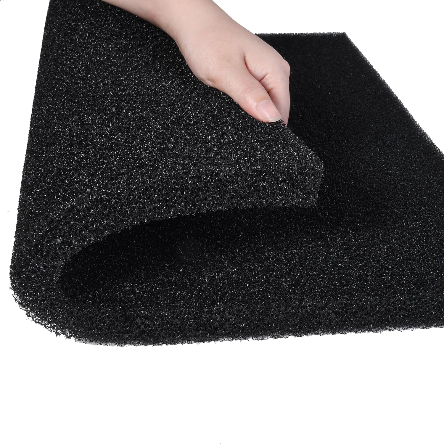 Hipanda 2 Pack Aquarium Bio Filter Sponge Pad 20"x20"x1",20PPI, Bio Filter Media Foam Pad Sponges, Cut-to-Size Open Cell Foam Sheet for Fish Tank