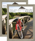 MCS Museum Poster Frame 18x24 Barnwood, Vertical & Horizontal Wall Hanging Large Picture Frame for Photos, Posters & Art Prints (2-Pack)