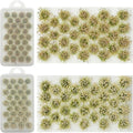 Woohome 64 PCS Static Grass Tuft Model Grass Tufts Railway Artificial Grass Bushy Tuft Flower Cluster Vegetation Groups for Train Landscape Railway Artificial Grass Modeling