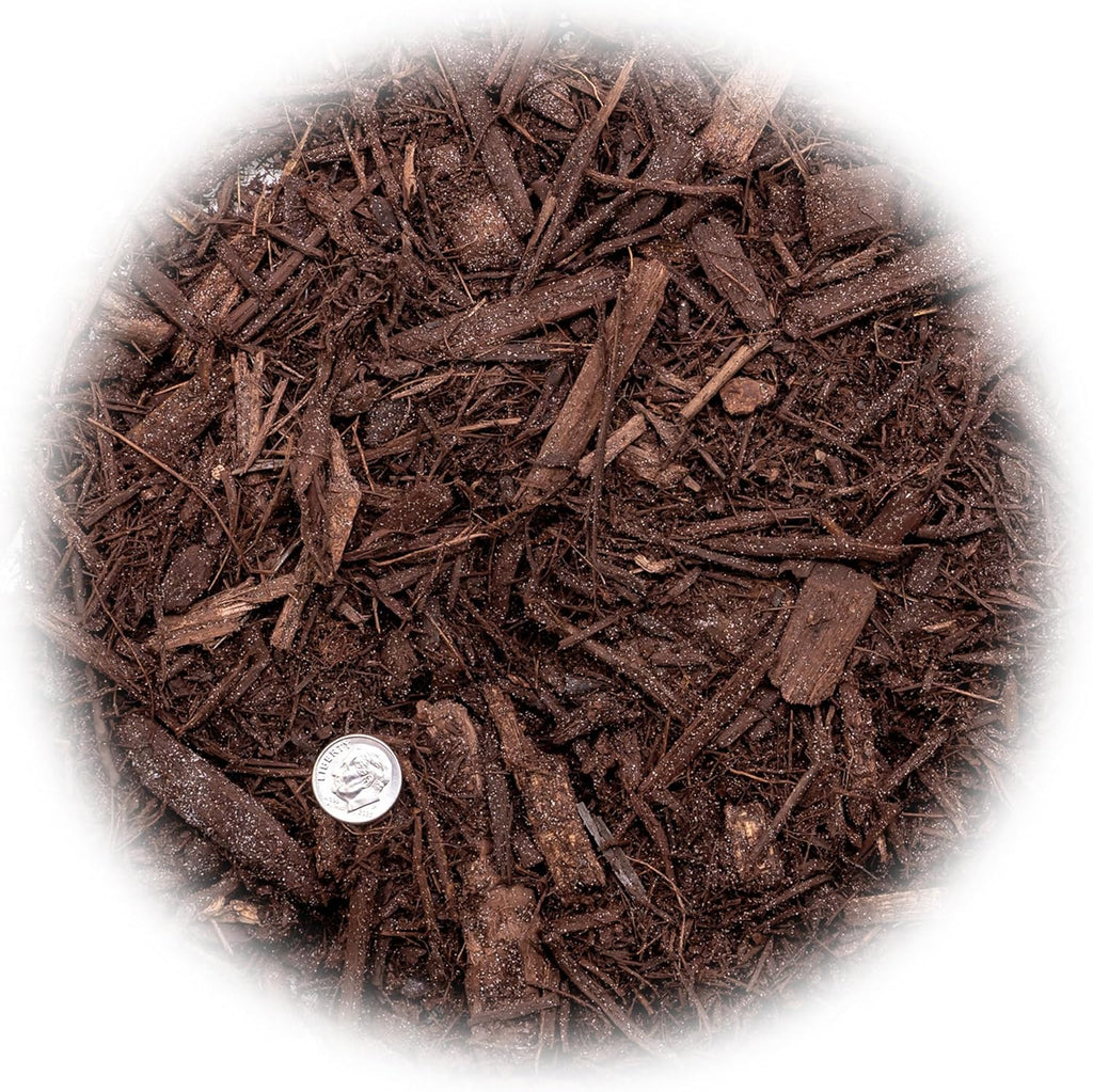 Gardenera Premium Brown Mulch - Transform Your Landscape with Natural Elegance - 1 Quart
