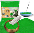 15 OZ Fine Green Sand for Crafts - Colored Quartz Zen Garden Sand Decorative for Vases Filler, Wedding Unity Ceremony, Incense Burner, Ritual Incense