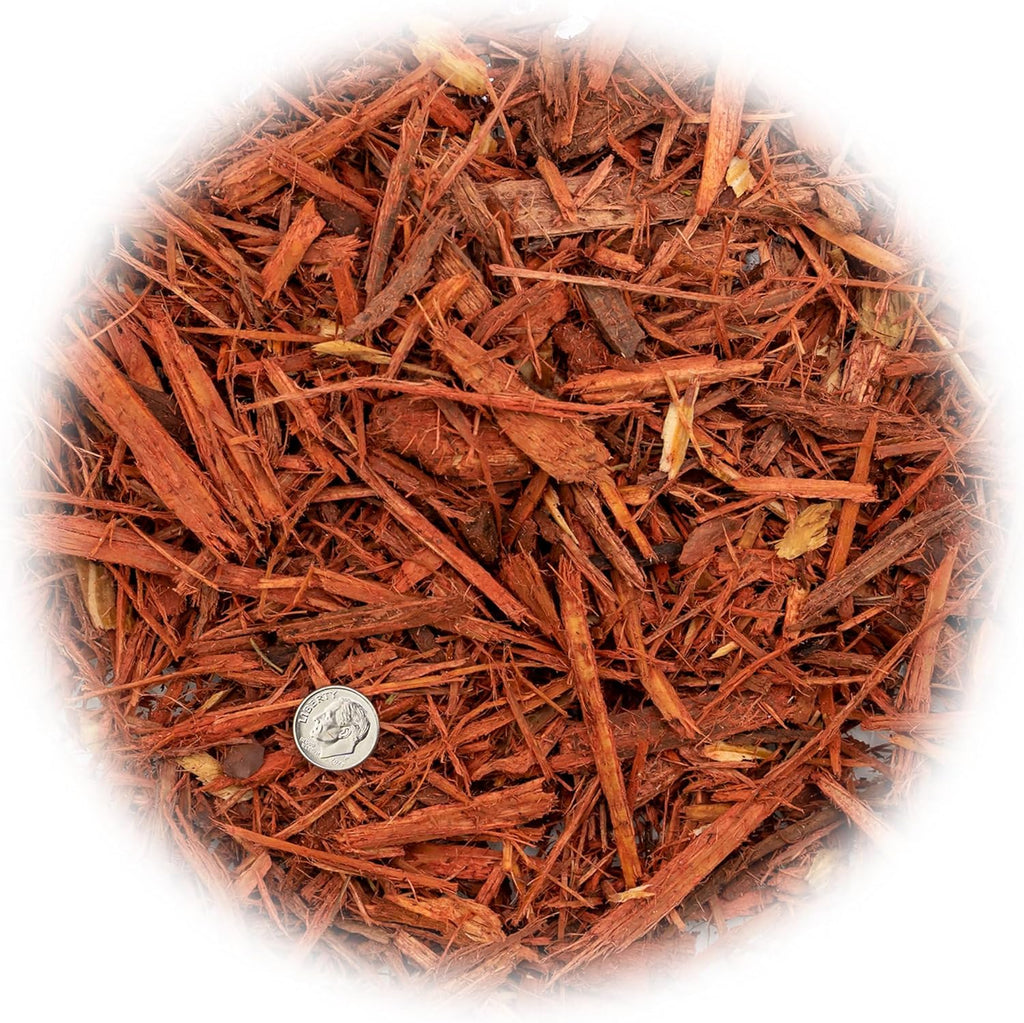Gardenera Organic Red Mulch - Provide Natural Nutrients for Strong and Resilient Plants - 20 QUARTS