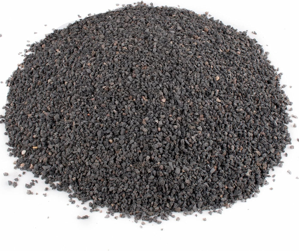 7lb Black Lava Rock for Plant, 1/8-1/4 inch Horticultural Volcanic Rock Soil for Decorative Landscaping Bonsai, Cacti, Succulents Plants Top Dressing for Release Excess Water