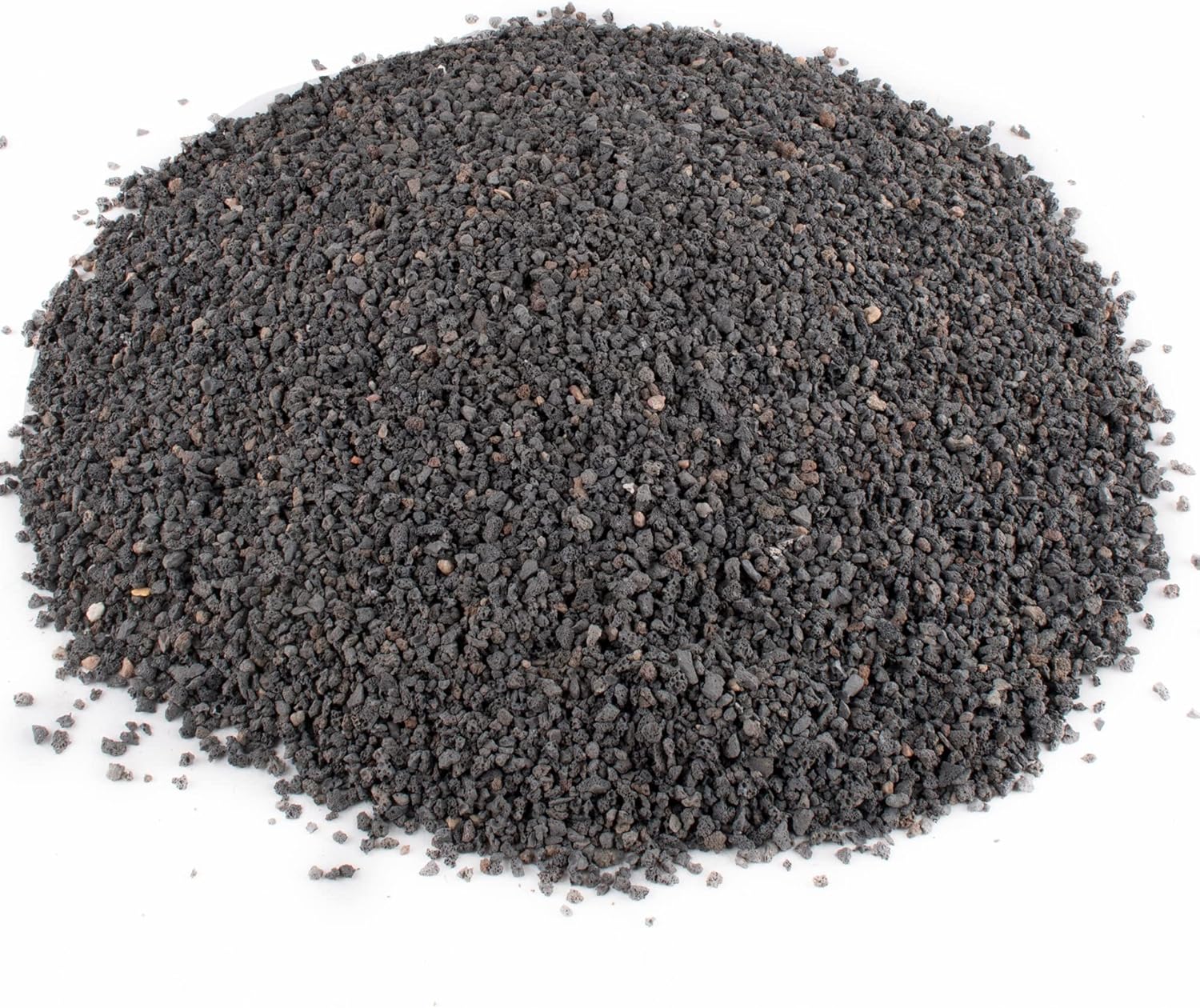7lb Black Lava Rock for Plant, 1/8-1/4 inch Horticultural Volcanic Rock Soil for Decorative Landscaping Bonsai, Cacti, Succulents Plants Top Dressing for Release Excess Water