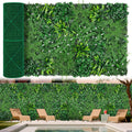 Grass Wall, Artificial Boxwood Panels 40"x120"(33.33 SQFT), Privacy Hedge Fence Screen with UV Protection, Greenery Backdrop for Indoor Home Wedding Decor and Outdoor Garden Backyard