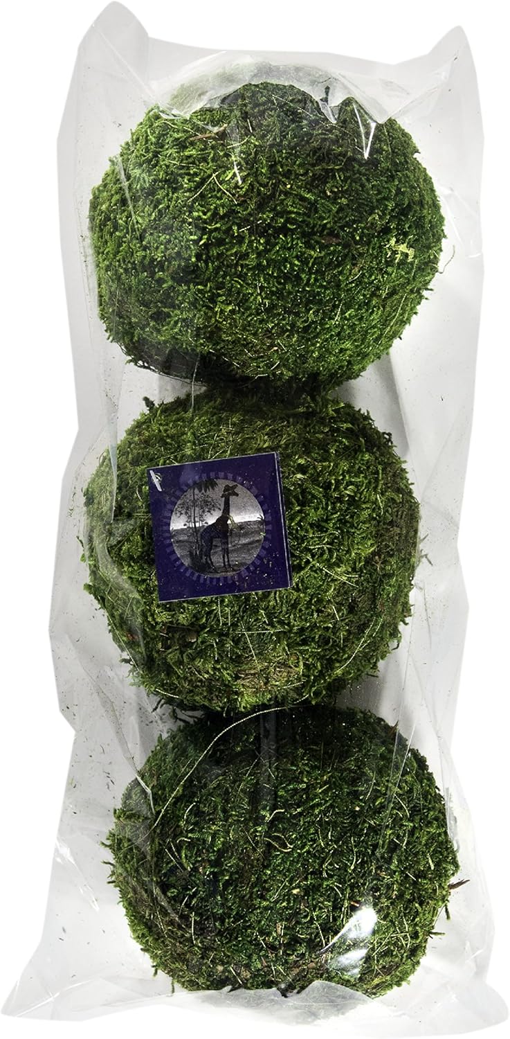 SuperMoss (25541) Moss Balls, Fresh Green, 4" (3 pack)