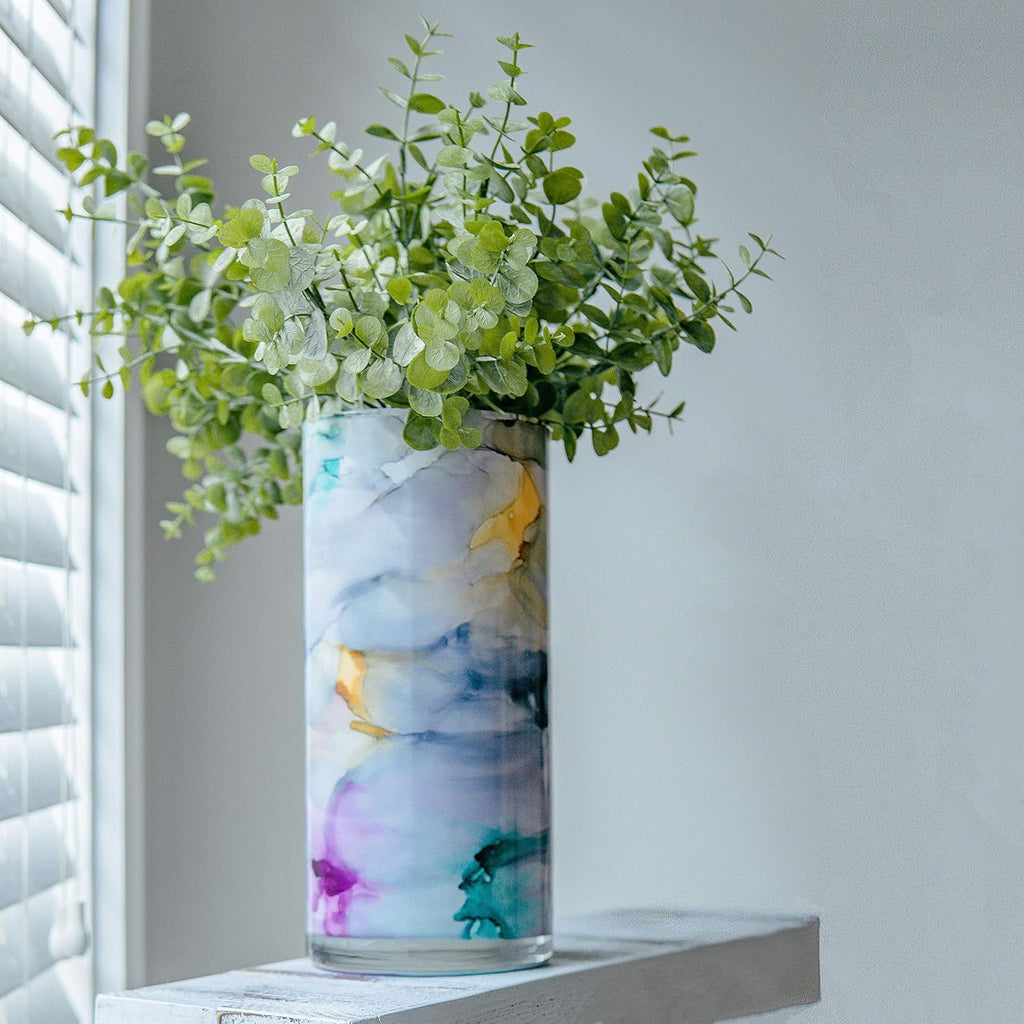 Artificial Farmhouse Eucalyptus (Pack of 3),Artificial Farmhouse Greenery Stems Fake Plants Foliage for Farmhouse,Home,Garden,Office,Patio,Wedding and Indoor Outdoor Decoration(Green)