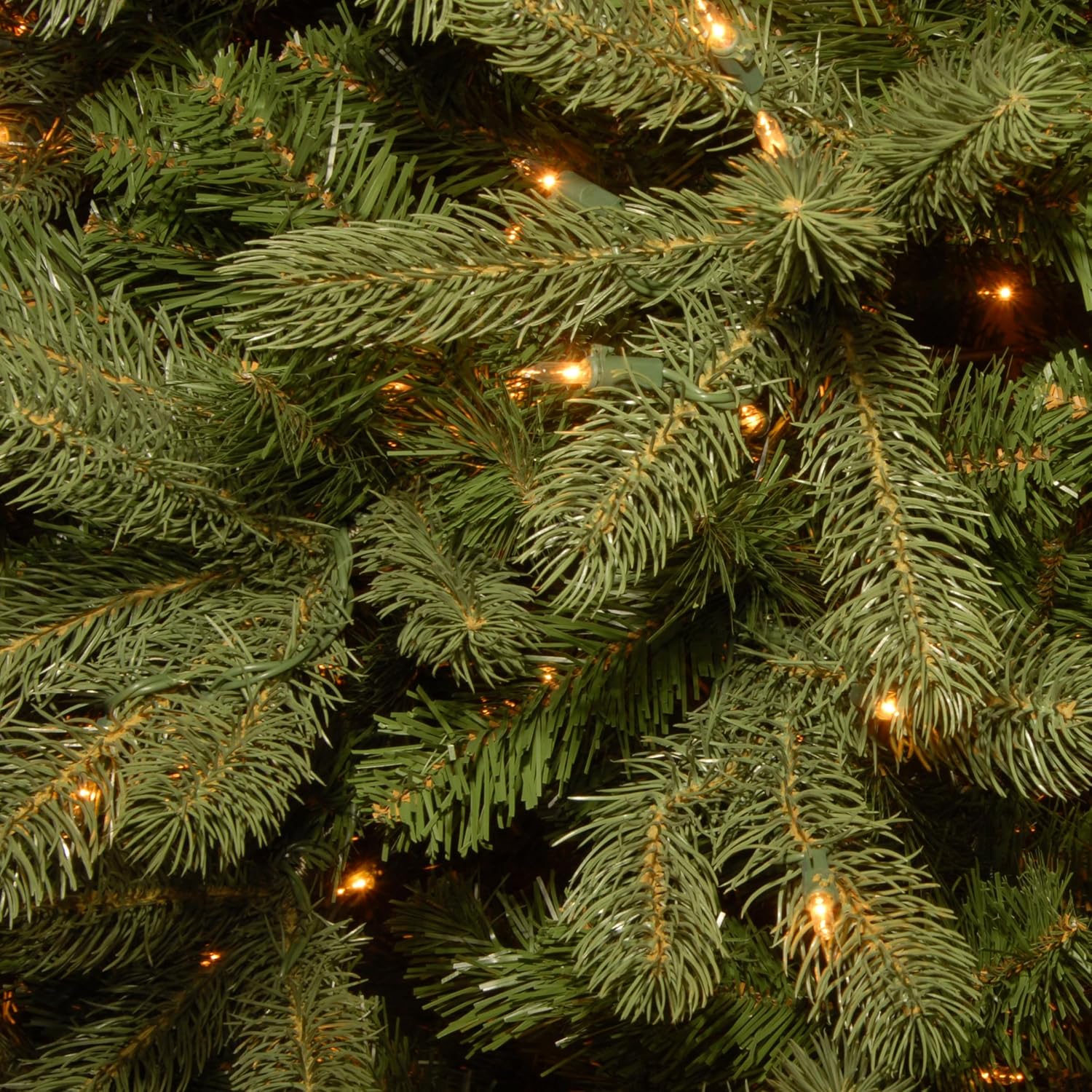 National Tree Company 4.5 ft Pre-Lit Downswept Douglas Fir Artificial Christmas Tree, 450 Clear Lights, 525 Tips, Includes Stand, Green