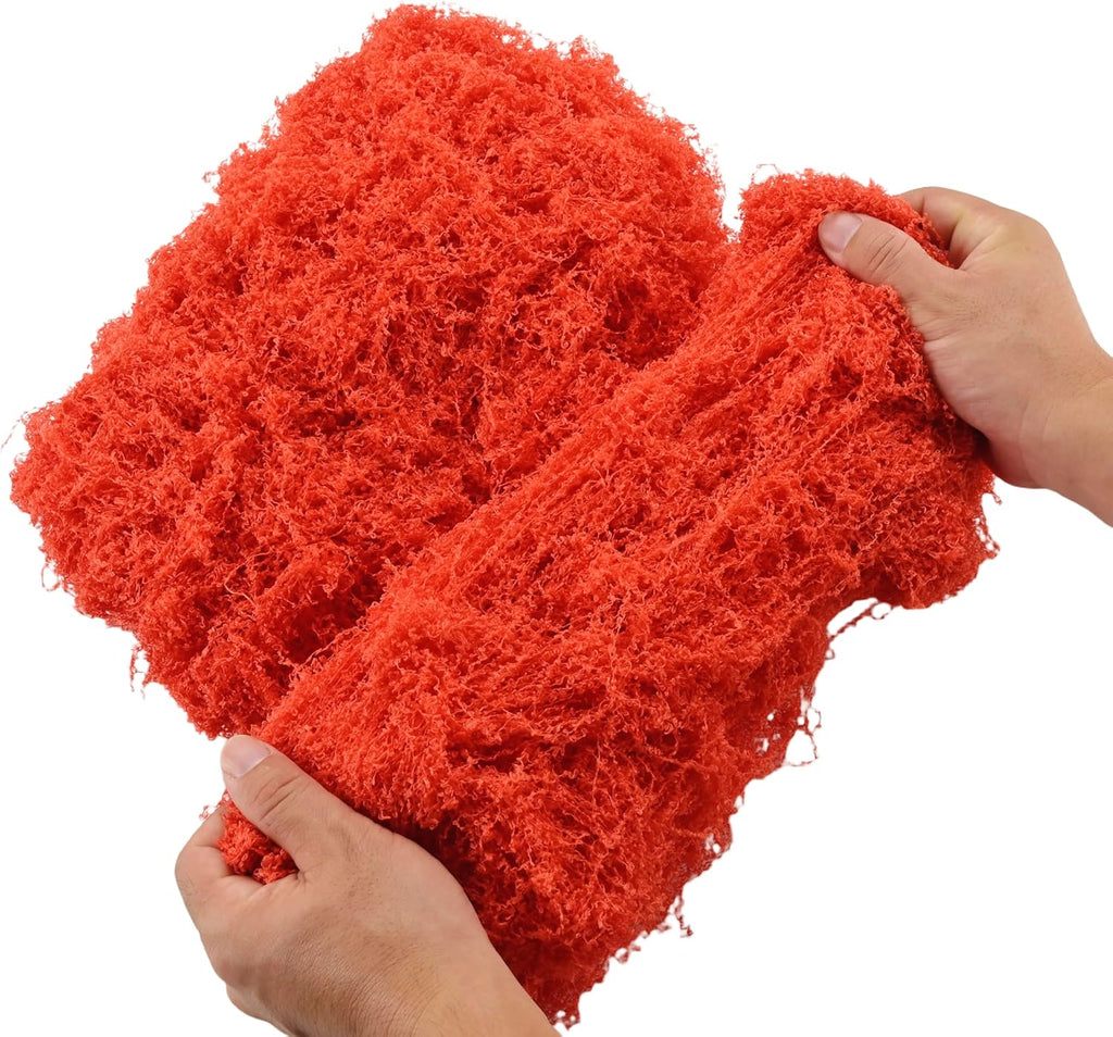 Artificial Green Moss is Used for Potted Plant Pavement, Vase Filling, Wedding Table Decoration, Glass Fish Tank, Model Landscape, Craft Moss and Fairy Garden DIY (Red 3.5oz)
