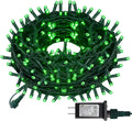 Dazzle Bright Green Christmas String Lights, 100 LED 33 FT Halloween Lights with 8 Modes, Waterproof Christmas Decorations for Indoor Outdoor Holiday Party Home Tree Decor