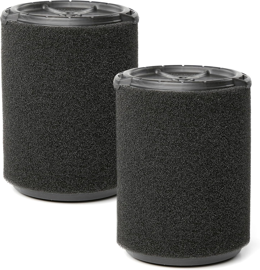 CRAFTSMAN CMXZVBE38778 Genuine Wet Application Wet Dry Vac Filter for Most 5 to 20 Gallon CRAFTSMAN Shop Vacuums, Easy Installation, Designed for High-Volume Liquid Pick-ups, 2-Pack