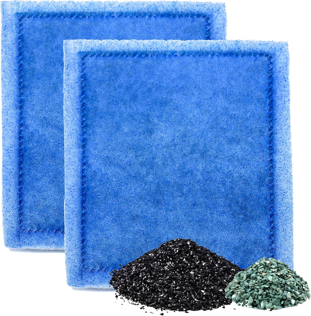 Aquarium 2 Pack Rite-Size C Filter Cartridges with Zeolite, Compatible with Penguin PRO Power Filters 275/375, Power Filters 200/350