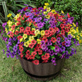 20 Bundles Artificial Flowers for Outdoor Fake Plants for Spring Decoration,Faux Eucalyptus Flowers for Planter UV Resistant Lifelike for Home Porch Garden（4 Color）