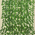 RECUTMS Artificial Ivy Vines 250 FT with 300 LED String Light Leaf Garland Fake Hanging Plants for Long Leaves Greenery Room Garden Office Wedding Wall Shower Patio Outdoor Indoor Decor (36 Pack)