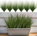 48PCS 17.3" Fake Plants Artificial Wheat Grass Greenery Plastic Plants Fake Grass Artificial Plants for Outdoor Decor Artificial Plant with Greenery Stems for Indoor Home Decoration