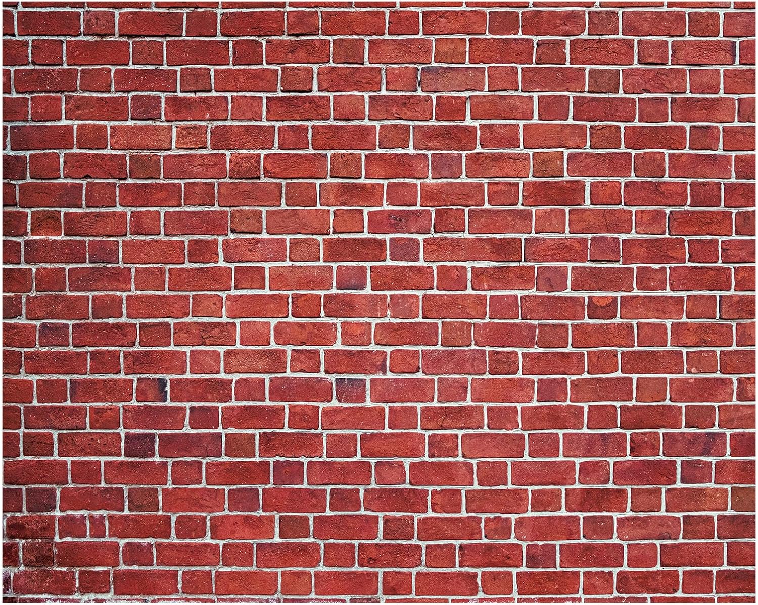 VitalCozy 15 x 10 Ft Christmas Brick Wall Backdrop for Photoshoot Polyester Fabric Brick Backdrop Background for Fireplace Home Decoration Newborn Birthday Party (Red)