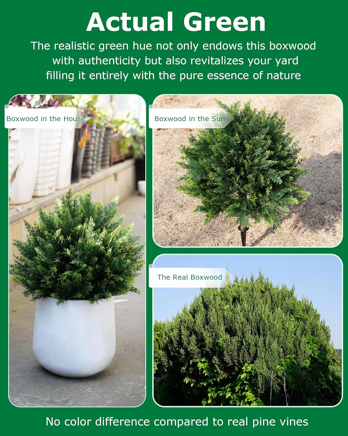 28inch Artificial Cedar Christmas Tree, Norfolk Pine Tree. 2 Sets Faux Cypress Topiary with Spikes Outdoor Christmas Tree Front Porch Decor, Fake Shrubs Planters, Christmas Pot fillers urn Filler