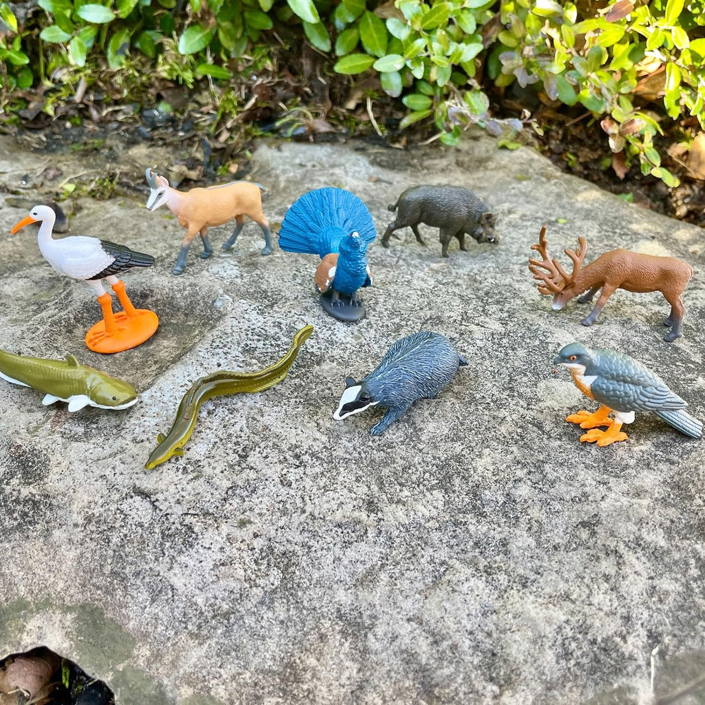 Safari Ltd. Set of 9 European Animal Toy Figures | TOOB Collection | Non-Toxic and BPA Free | Toy Animals | Suitable for Ages 3 and Up