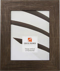 Craig Frames Bauhaus 200, Scratched Black Picture Frame, 18 by 36-Inch