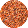 Amazing Gemstone Carnelian Crystal Chips Aquarium Gravel Rocks - Carnelian Chips Bulk Fish Tank Gravel, Small Tumbled Stone Chips, Tiny Crystals for Decoration (Natural AAA Grade) (1000+ Carat Chips)