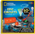 NATIONAL GEOGRAPHIC Circuit Maker Kit - Electronics Kit for Kids with 60 Electrical Circuit Projects, Electric Circuit STEM Toy, Electronic Projects, Electrical Circuit Kit for Kids, Electricity Kit