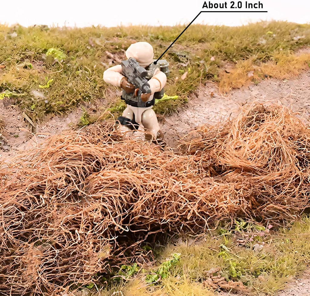 Warmtree Simulation Grass Miniature Static Grass Model Grass Diorama Supplies Artificial Grass for Diorama Materials Train Landscape Railroad Scenery Sand Military Layout Model