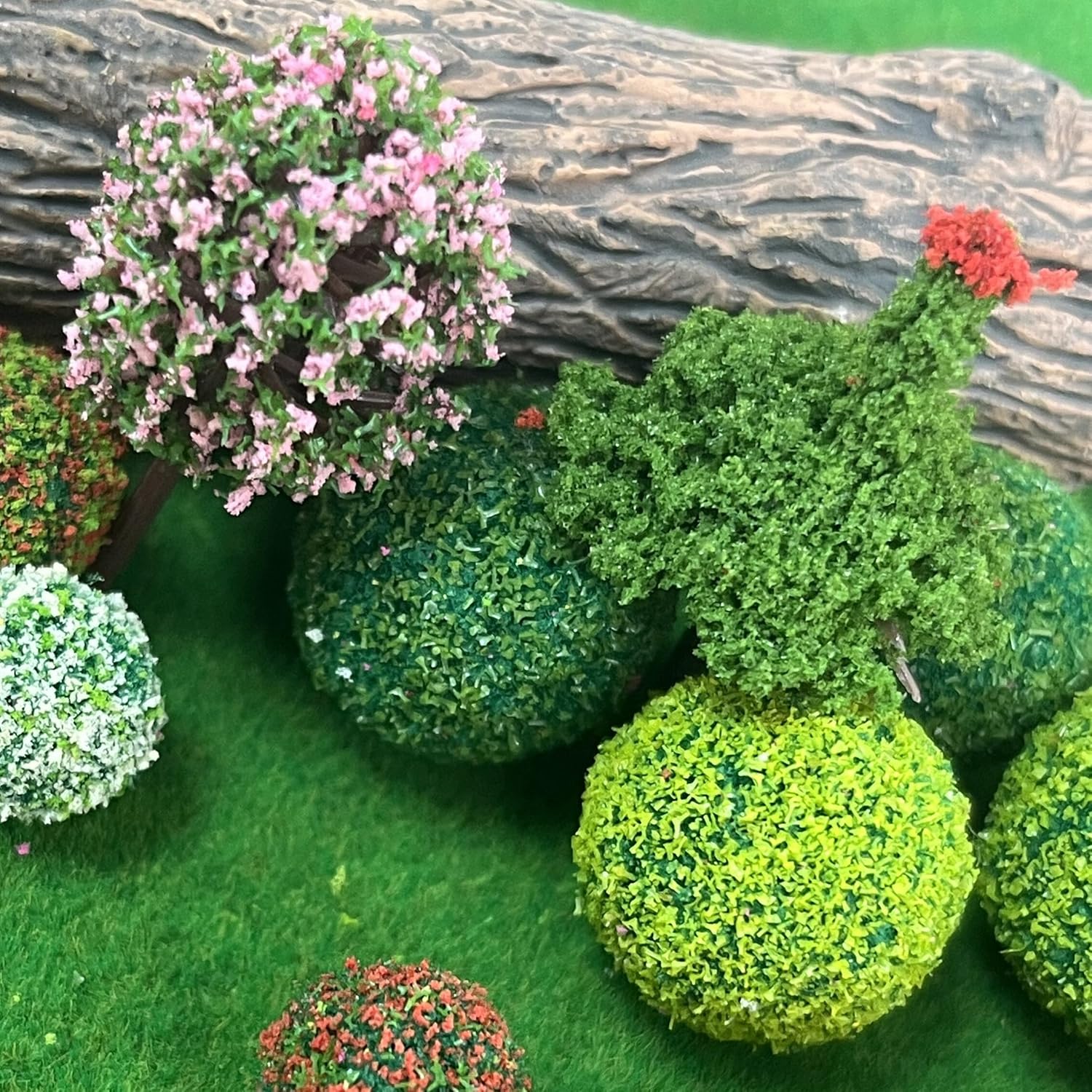 90Pcs Model Trees, Miniature Plants Train Scenery Artificial Fake Trees Model Railroad Scenery, Diorama Supplies, DIY Scenery Landscape
