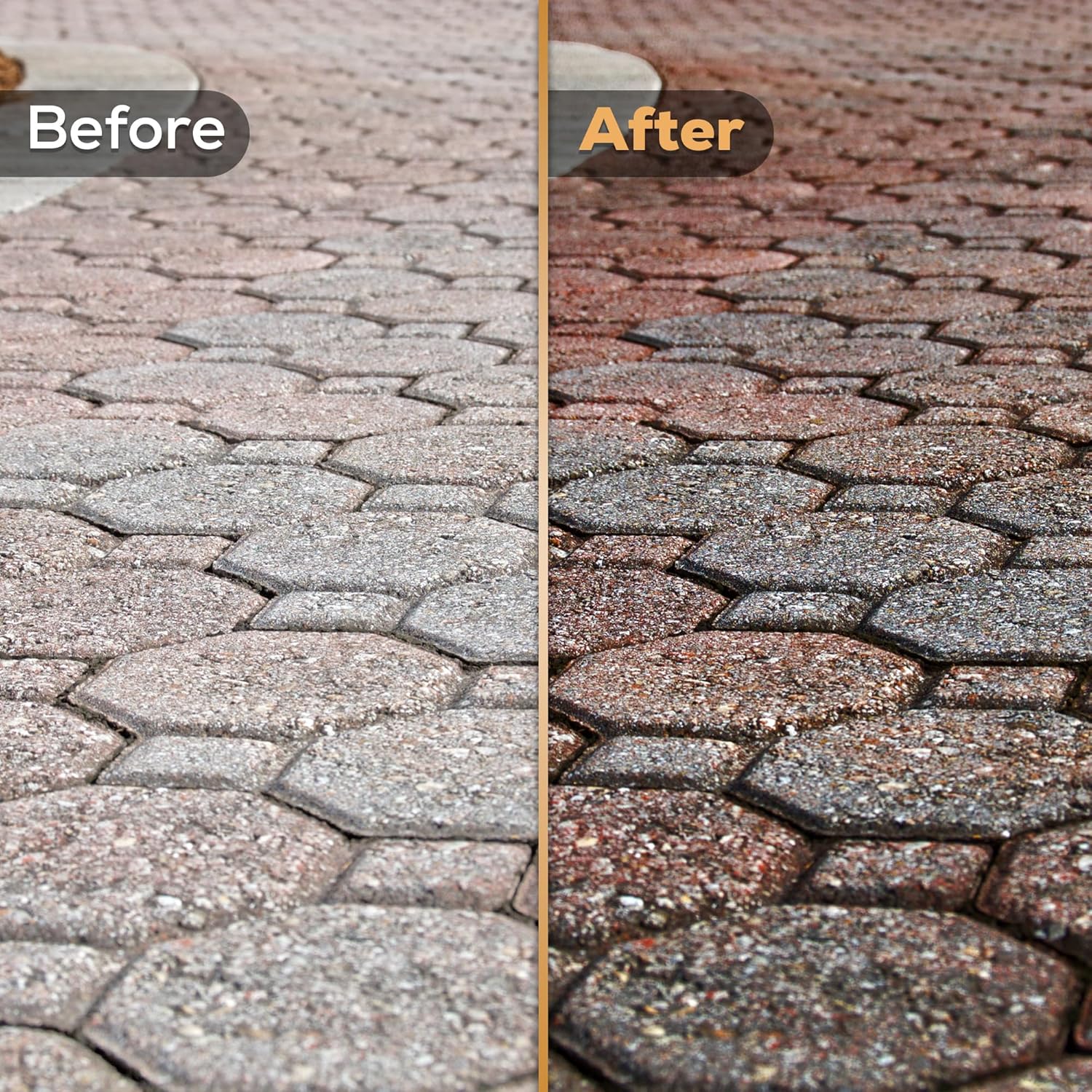 5 Gal. DOMINATOR SG+ Clear Acrylic Sealer | High Gloss Paver Sealer | Wet Look, Color Enhancing | Professional Grade | Concrete Pavers and Decorative Concrete | Fast Dry | Driveway, Patio and Walkways