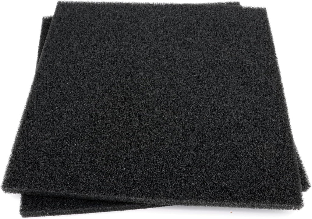 Aquarium Filter Bio Sponge Pad, Foam Sponges Filter Media, Cut fit it Filter Accessories for Fish Tanks and Ponds (18"x18"x0.8" (50PPI) 2 Pack)
