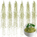 SEEKO Succulents Fake Moss (6pck) - Artificial Spanish Moss for DIY Crafts and Plants Indoor - Perfect for Home Table Centerpieces & Garden Decor (33" Long, 6oz)