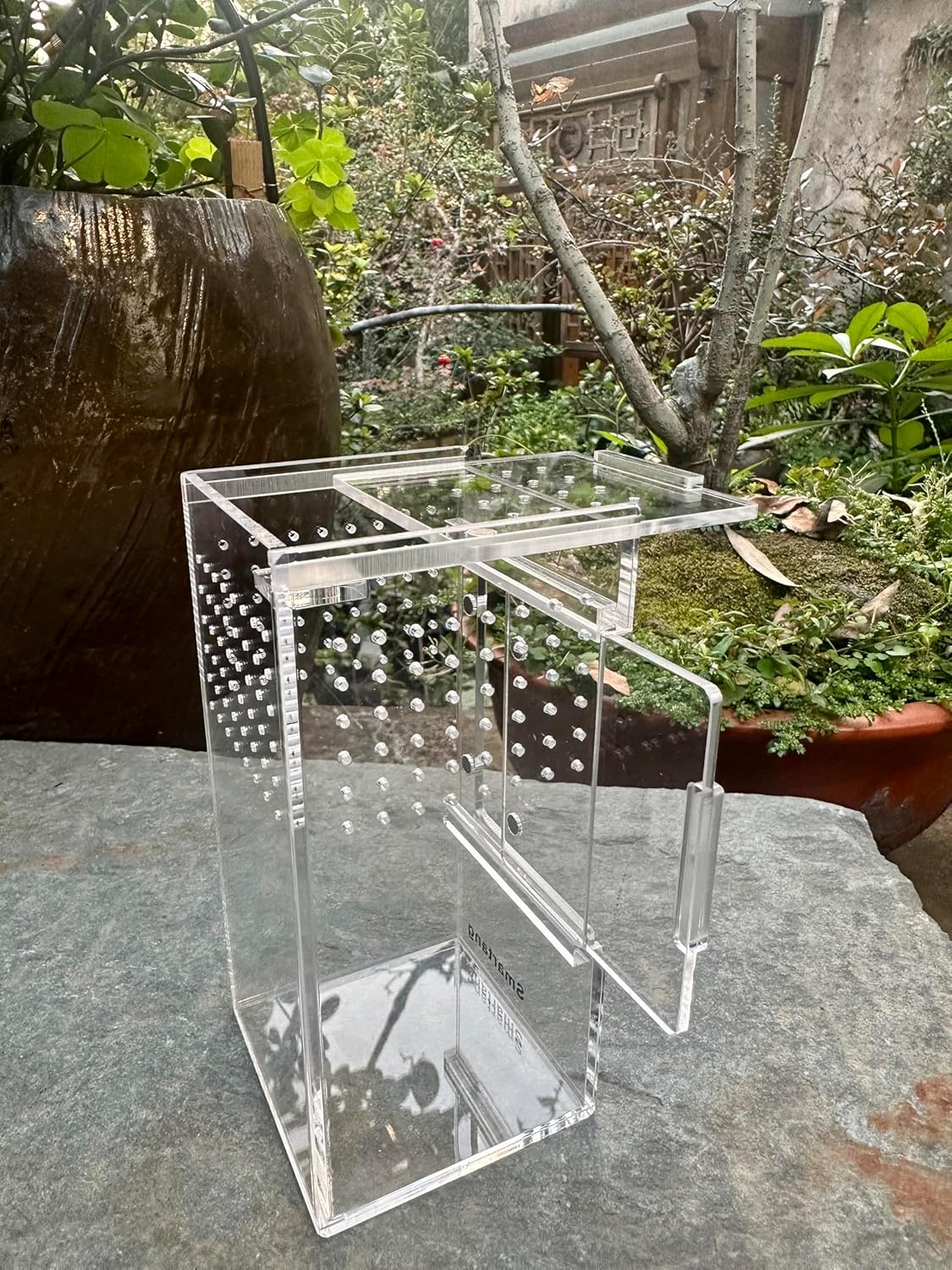 Jumping Spider Enclosure,Arboreal Tarantula Enclosure,Spider Habitat,Praying Mantis Habitat,Frog Enclosure,Insect Terrarium Bug Enclosure,Acrylic Terrarium