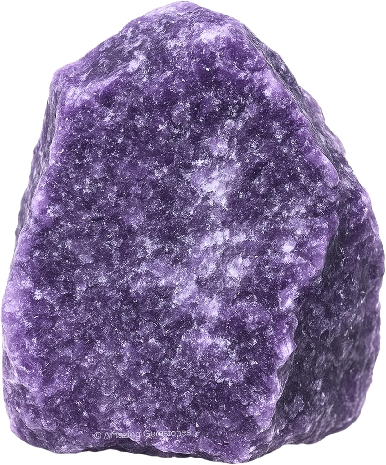 Amazing Gemstone 2 Pieces Lepidolite Raw Crystals and Healing Stones, Natural Rocks for Tumbling and DIY Raw Stones and Crystals