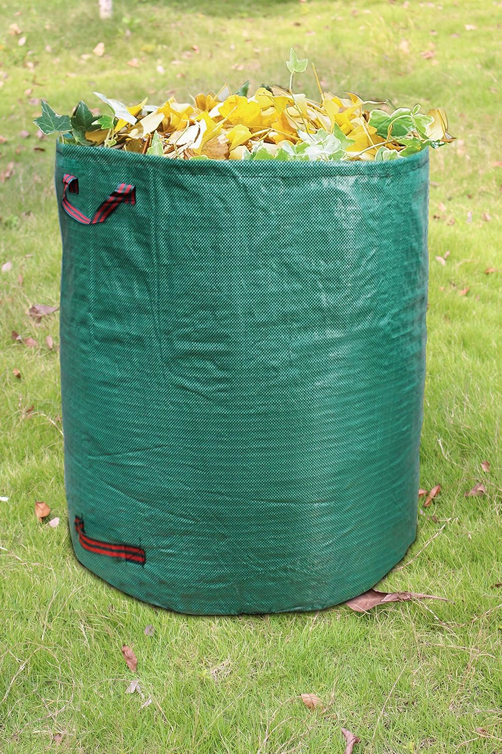 PHYEX Professional 4-Pack 132 Gallon Gardening Bags for Lawn Yard, Extra Large Reusable Leaf Bags, Waste and Trash Container