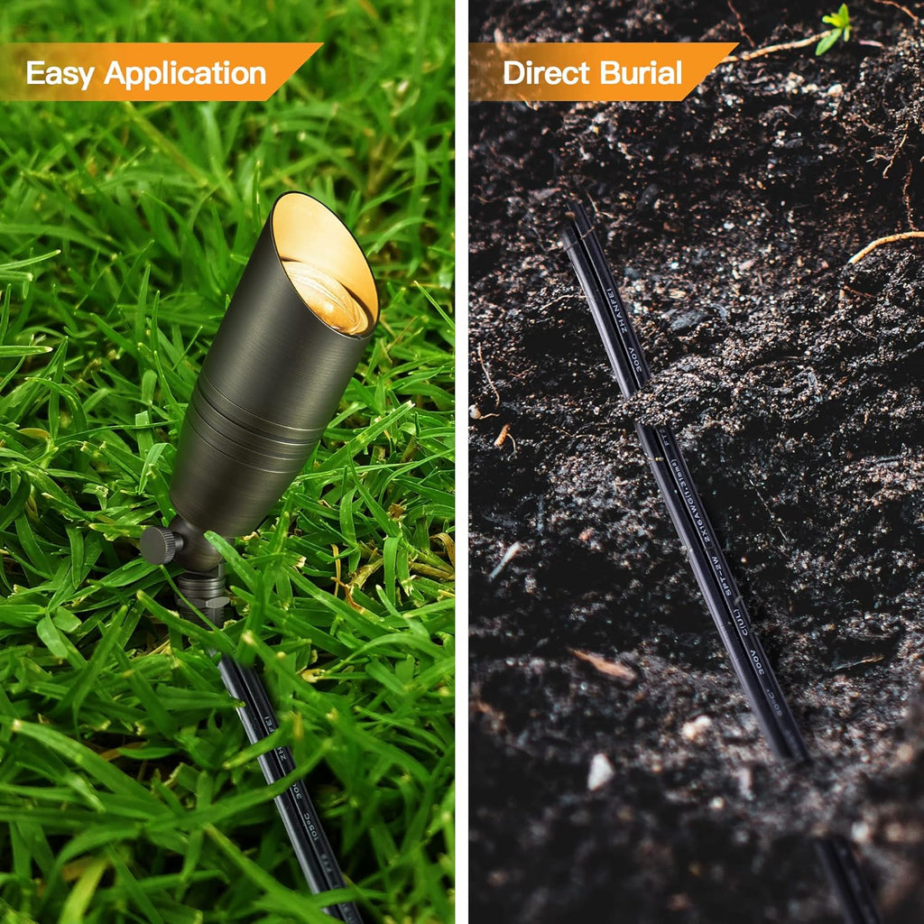 Gardenreet 14/2 Low Voltage Landscape Lighting Wire, 14AWG 2-Conductor 100, Feet Copper Electrical Wire, PVC Wire for Low Voltage LED Light (UL Listed)