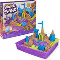 Kinetic Sand, Deluxe Beach Castle Playset with 2.5lbs Play Sand, Tools & Molds, Sensory Toys, Stocking Stuffers for Kids Ages 3 and up