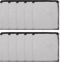 Aquarium Filter Media Bags, Fish Tank Fine Mesh Bag with Zipper Reusable Versatile 12 x 10 Inch, (Black, 10Pcs), Intended for Fish Tank/Aquarium/Pond/Activated Carbon/Ceramic Rings