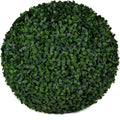 3rd Street Inn Large Boxwood Topiary Ball - Artificial Plant Set - Indoor/Outdoor Wedding Party Decor - Faux Foliage Garden Sphere - Tree and Bush Substitute (15", 8 Pack)