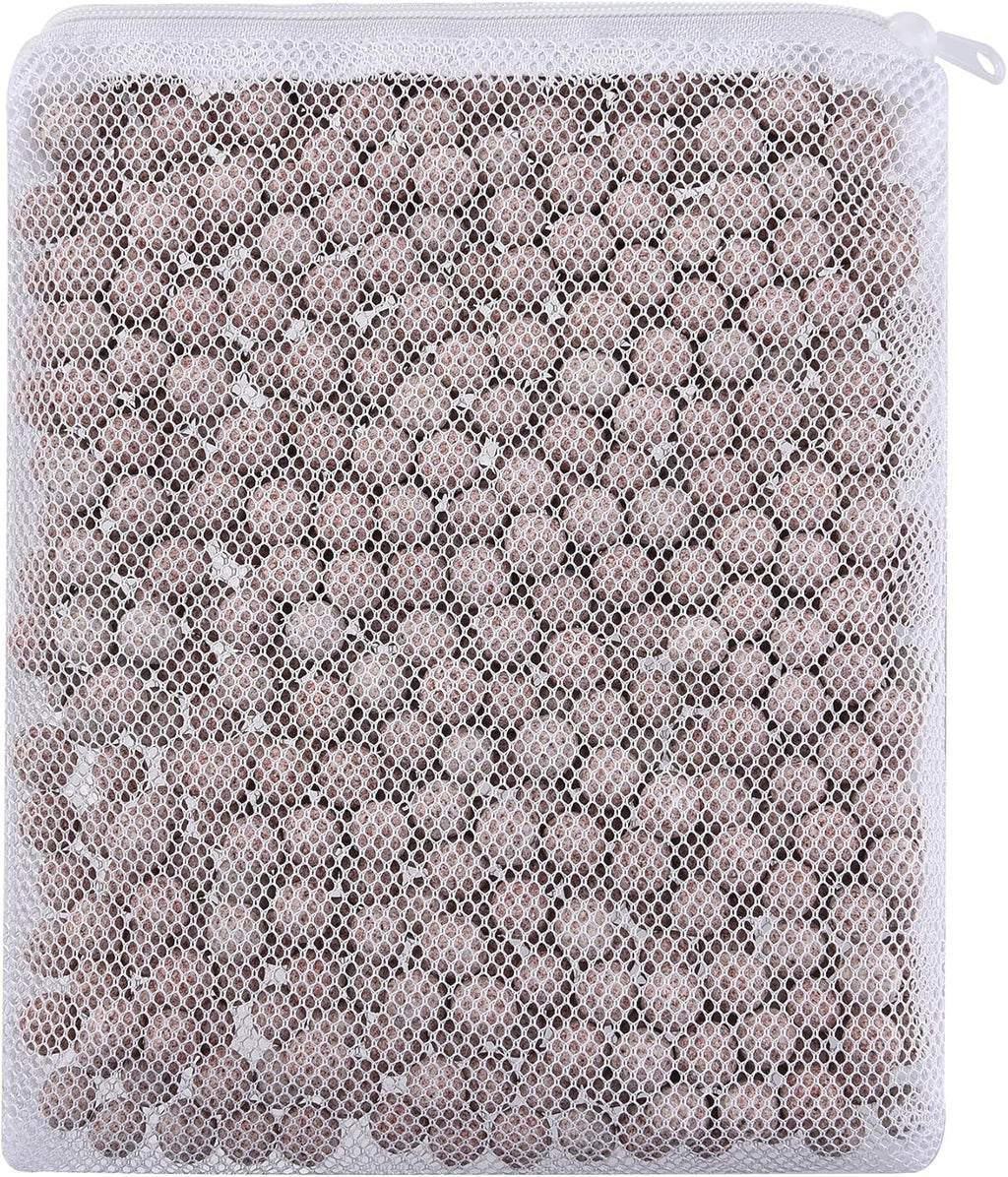 JIHAQUA Aquarium Ceramic Filter Media Bio Filter Rings, Bio Ceramic Ball for Freshwater,Marine Fish Tank,Canister Filter,Koi Pond (Wine, 18 Lbs)