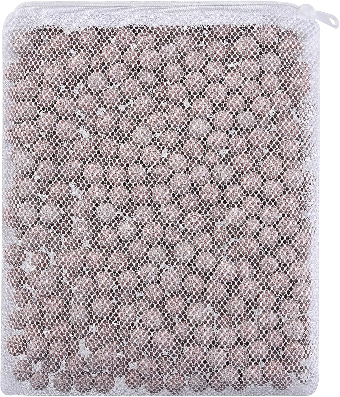 JIHAQUA Aquarium Ceramic Filter Media Bio Filter Rings, Bio Ceramic Ball for Freshwater,Marine Fish Tank,Canister Filter,Koi Pond (Wine, 18 Lbs)