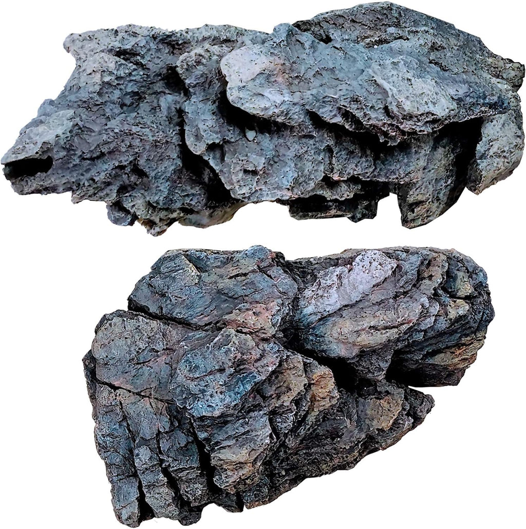 Current USA Seiryu Stone Collection 11 Piece Set | Molded Aquarium Decor Rock Artificial Resin Fish Tank Decoration up to 48" Long Aquariums 8817