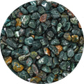 Amazing Gemstone Bloodstone Crystal Chips Aquarium Gravel Rocks - Bloodstone Chips Bulk Fish Tank Gravel, Small Tumbled Stone Chips and Tiny Crystals for Decoration (Natural AAA Grade Gemstones)