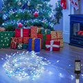 Twinkling Fairy Lights Plug in, 10FT 200LED Twinkle Lights - Firecracker String Lights, Christmas Tree Lights Waterproof for Bedroom, Garden, Patio, DIY Wreath, Indoor Outdoor Christmas Decorations