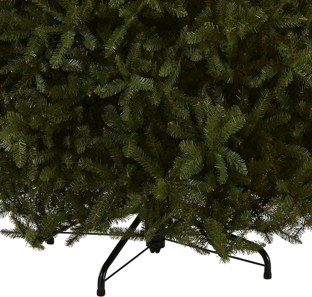 National Tree Company 12 ft Unlit Dunhill Fir Artificial Full Christmas Tree, 7,794 Tips, Includes Stand, Green