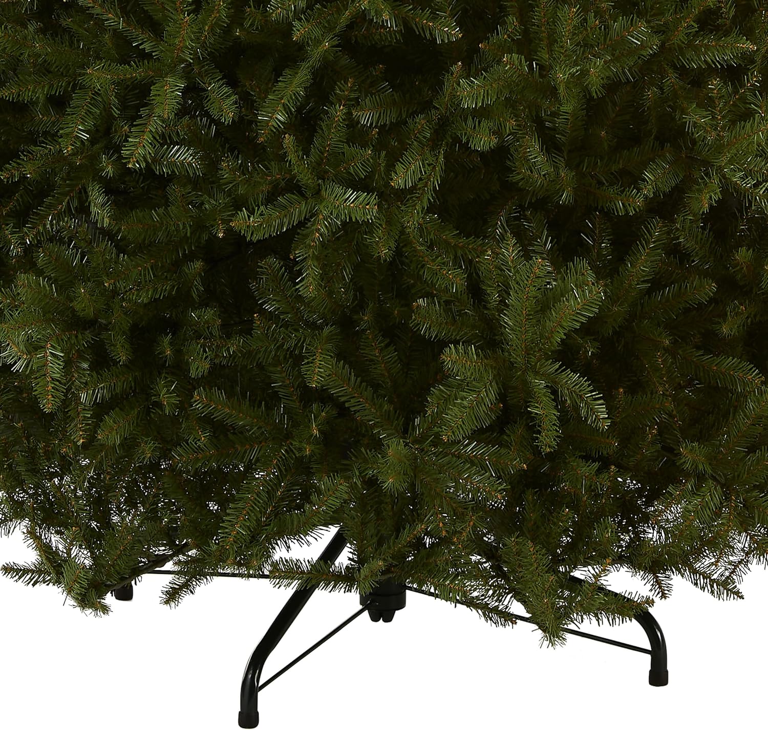 National Tree Company 12 ft Unlit Dunhill Fir Artificial Full Christmas Tree, 7,794 Tips, Includes Stand, Green