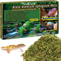 Riare 3.5 OZ Premium Sphagnum Moss for Reptiles- 4QT Natural Live Moss Reptile Moss Bedding for Terrarium, Hatching, Forest Sphagnum Moss Reptile Substrate for Snakes, Gecko, Turtles, Frogs, Leopard