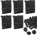 500 Pieces Bio Balls Filter Media Bulk 1.02 Inch Large Bio Balls for Pond & Aquarium Filters Pond Filter Media for Outdoor Ponds（Comes with 5 Black mesh Bags）