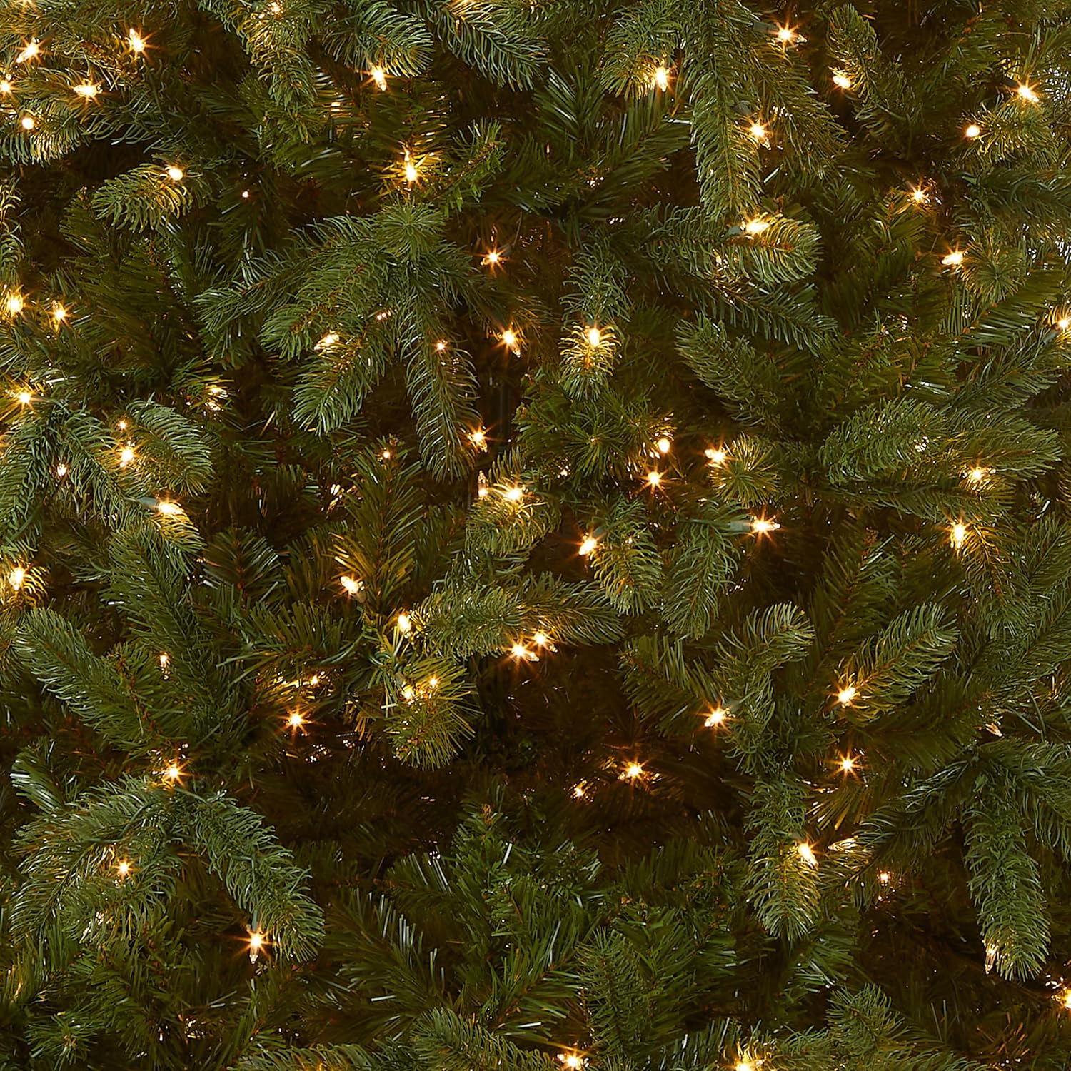National Tree Company 7 ft Pre-Lit Downswept Douglas Fir Artificial Christmas Tree, 700 Clear Lights, 1,539 Tips, Includes Stand, Green
